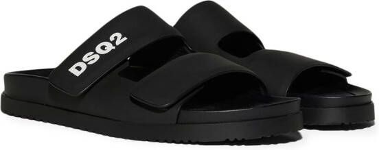 Dsquared2 Sandalen met klittenband Zwart