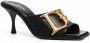 DSQUARED2 Sandalen met logoplakkaat Zwart - Thumbnail 2
