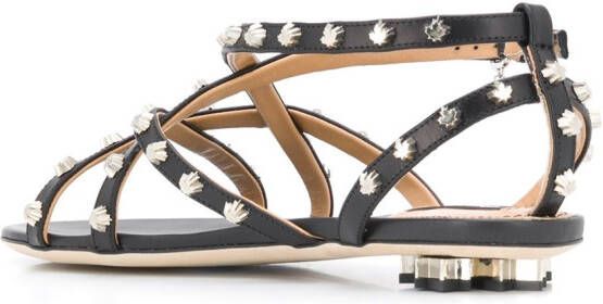DSQUARED2 Sandalen met studs Zwart