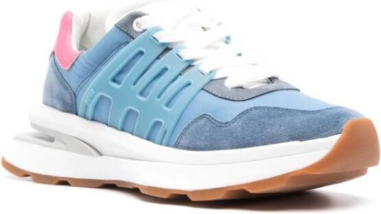 DSQUARED2 Slash leren sneakers Blauw