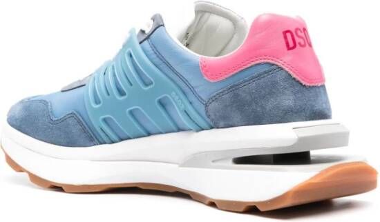 Dsquared2 Slash leren sneakers Blauw