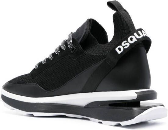 Dsquared2 Slash sneakers met logoprint Zwart