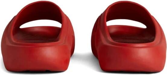 Dsquared2 Slippers met logo-reliëf Rood