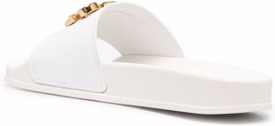 DSQUARED2 Slippers met logo Wit