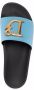 DSQUARED2 Slippers met logoplakkaat Blauw - Thumbnail 4