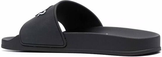DSQUARED2 Slippers met logoprint Zwart