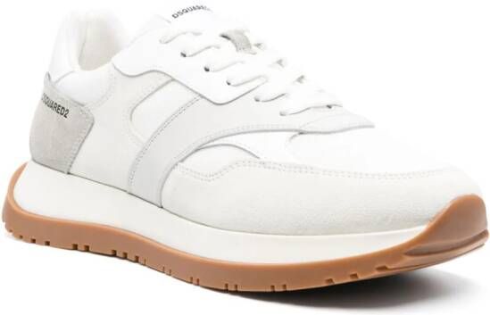 DSQUARED2 Sneakers met colourblocking Wit