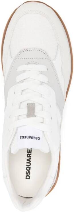 DSQUARED2 Sneakers met colourblocking Wit