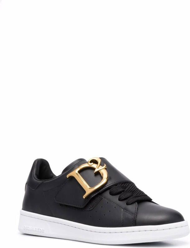 DSQUARED2 Sneakers met klittenband Zwart