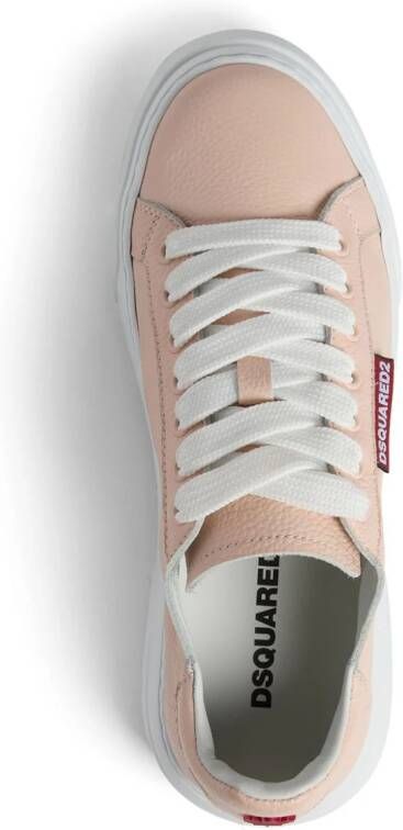 DSQUARED2 Sneakers met logo-reliëf Roze