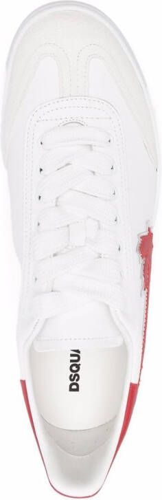 Dsquared2 Sneakers met logopatch Wit