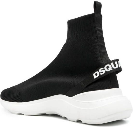Dsquared2 Sneakers met logoprint Zwart