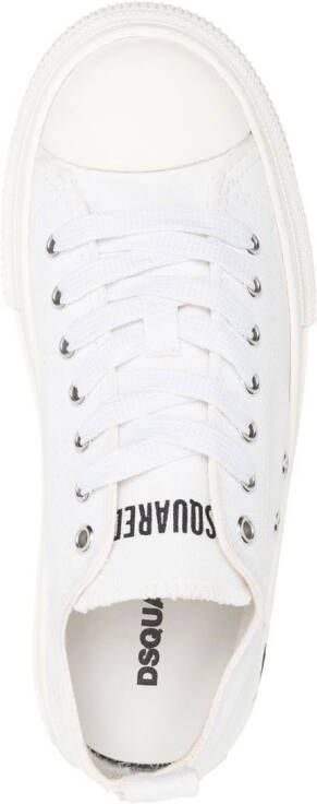 Dsquared2 Sneakers met plateauzool Wit