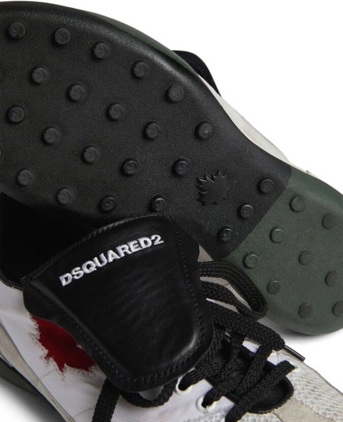 Dsquared2 Sneakers met print Beige