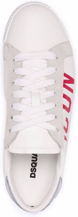 DSQUARED2 Sneakers met print Wit