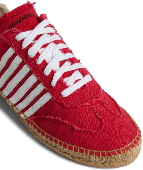 Dsquared2 Sneakers met zijstreep Rood