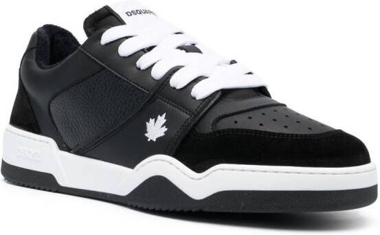 DSQUARED2 Spiker low-top sneakers Zwart