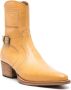 DSQUARED2 Tabi leren enkellaarzen Geel - Thumbnail 2