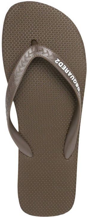 Dsquared2 Teenslippers met logoprint Bruin