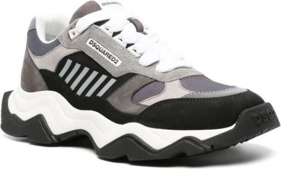 DSQUARED2 Wave lace-up sneakers Grijs