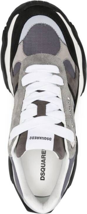 DSQUARED2 Wave lace-up sneakers Grijs