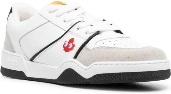 DSQUARED2 x Pac-Man low-top sneakers Wit