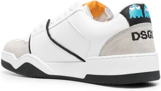 DSQUARED2 x Pac-Man low-top sneakers Wit