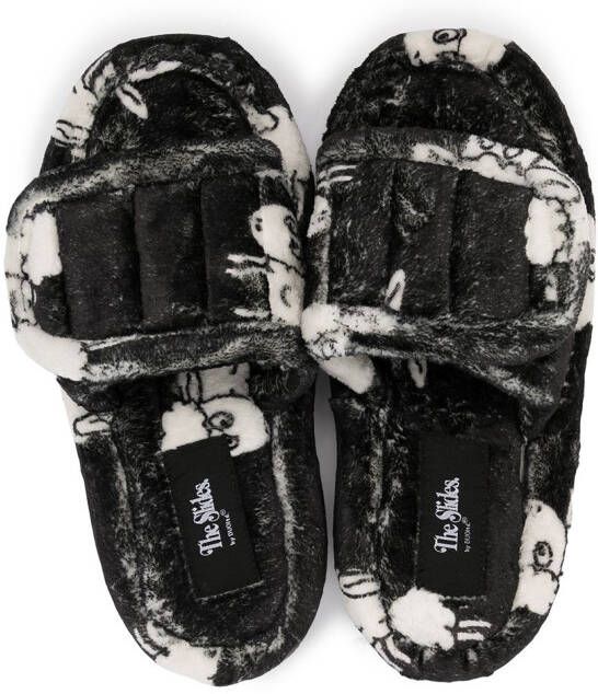 DUOltd Badstof slippers Zwart