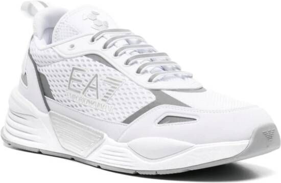 Ea7 Emporio Armani Ace Runner sneakers met vlakken Wit