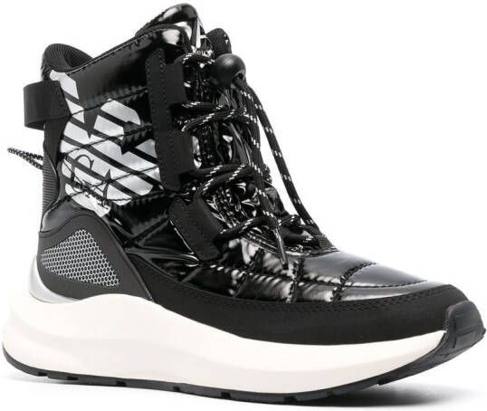 Ea7 Emporio Armani Mountain high-top sneakers Zwart