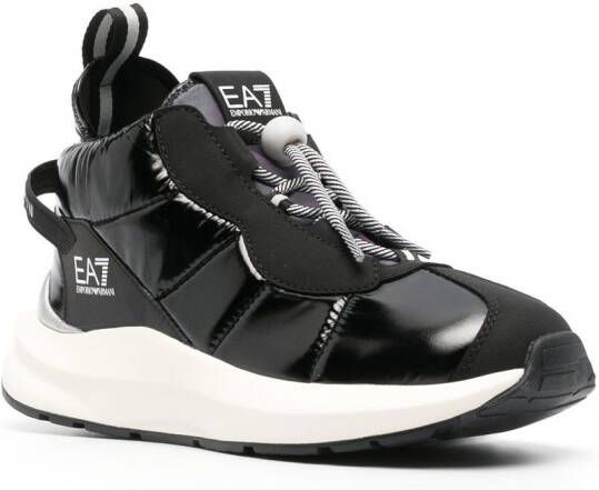 Ea7 Emporio Armani Gewatteerde sneakers Zwart