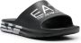 Ea7 Emporio Armani Slippers met logoprint Zwart - Thumbnail 2
