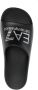 Ea7 Emporio Armani Slippers met logoprint Zwart - Thumbnail 4