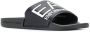 Ea7 Emporio Armani Slippers met logo-reliëf Zwart - Thumbnail 2