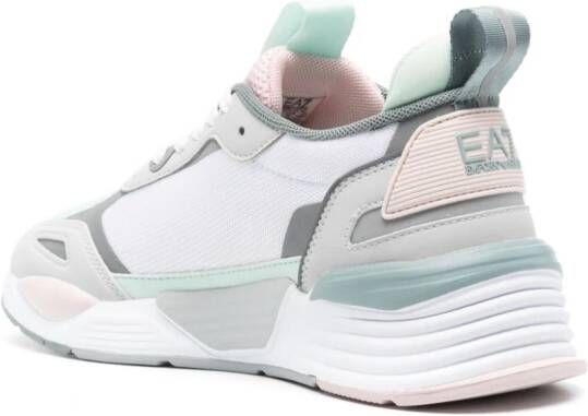 Ea7 Emporio Armani Sneakers met logo-applicatie Grijs