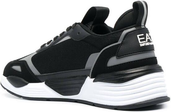 Ea7 Emporio Armani Sneakers met logo Zwart