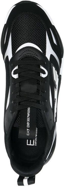 Ea7 Emporio Armani Sneakers met logo Zwart