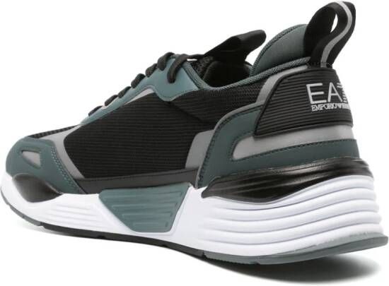 Ea7 Emporio Armani Sneakers met logopatch Zwart