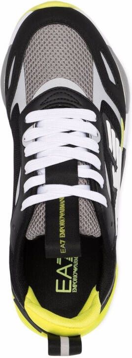 Ea7 Emporio Armani Sneakers met logoprint Zwart