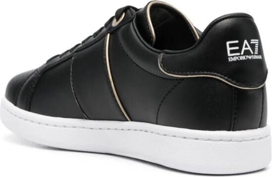 Ea7 Emporio Armani Sneakers met logoprint Zwart