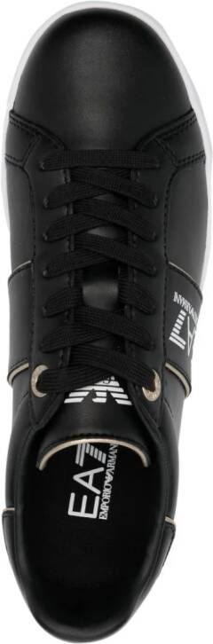 Ea7 Emporio Armani Sneakers met logoprint Zwart