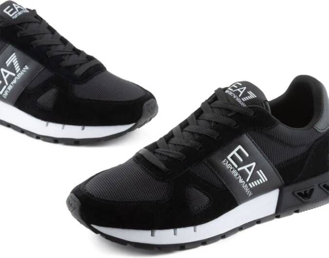 Ea7 Emporio Armani Sneakers met logoprint Zwart