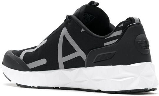 Ea7 Emporio Armani Sneakers met logoprint Zwart