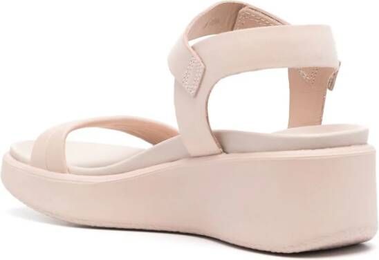 ECCO Flowt leren sandalen Roze