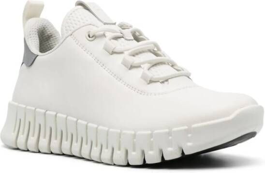 ECCO GRUUV leren sneakers Wit