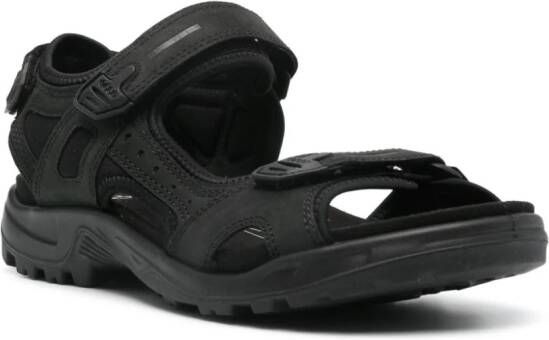 ECCO Offroad sandalen met vlakken Zwart