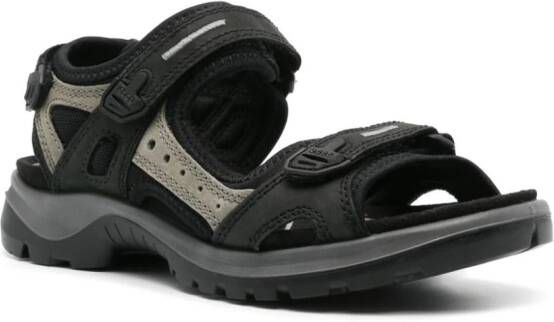 ECCO Offroad sandalen met klittenband Zwart