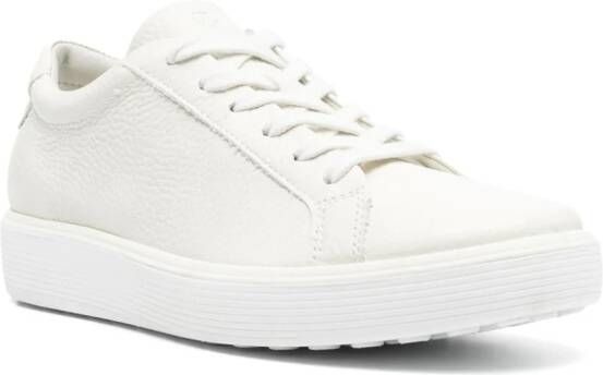 ECCO Soft leren sneakers Beige