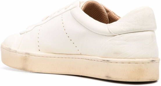 Eleventy Leren sneakers Beige