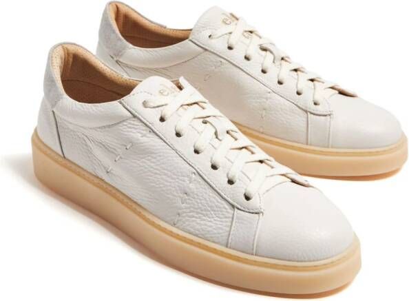 Eleventy Leren sneakers Beige